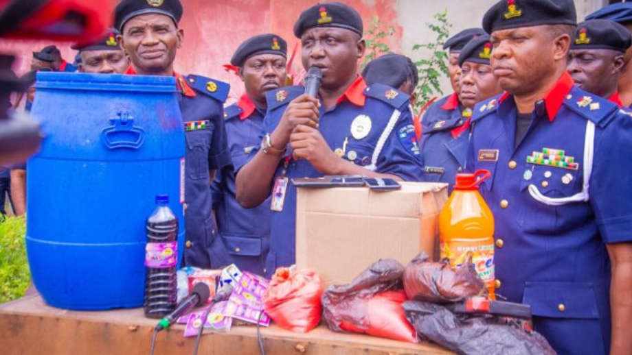 NSCDC Busts Alleged Fake Juice Factory in Badagry - Nigeria Info FM